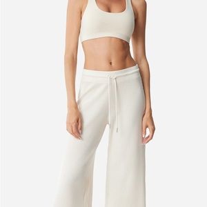 New with tags MATE The Label Organic Thermal Wide Leg Pant - XS